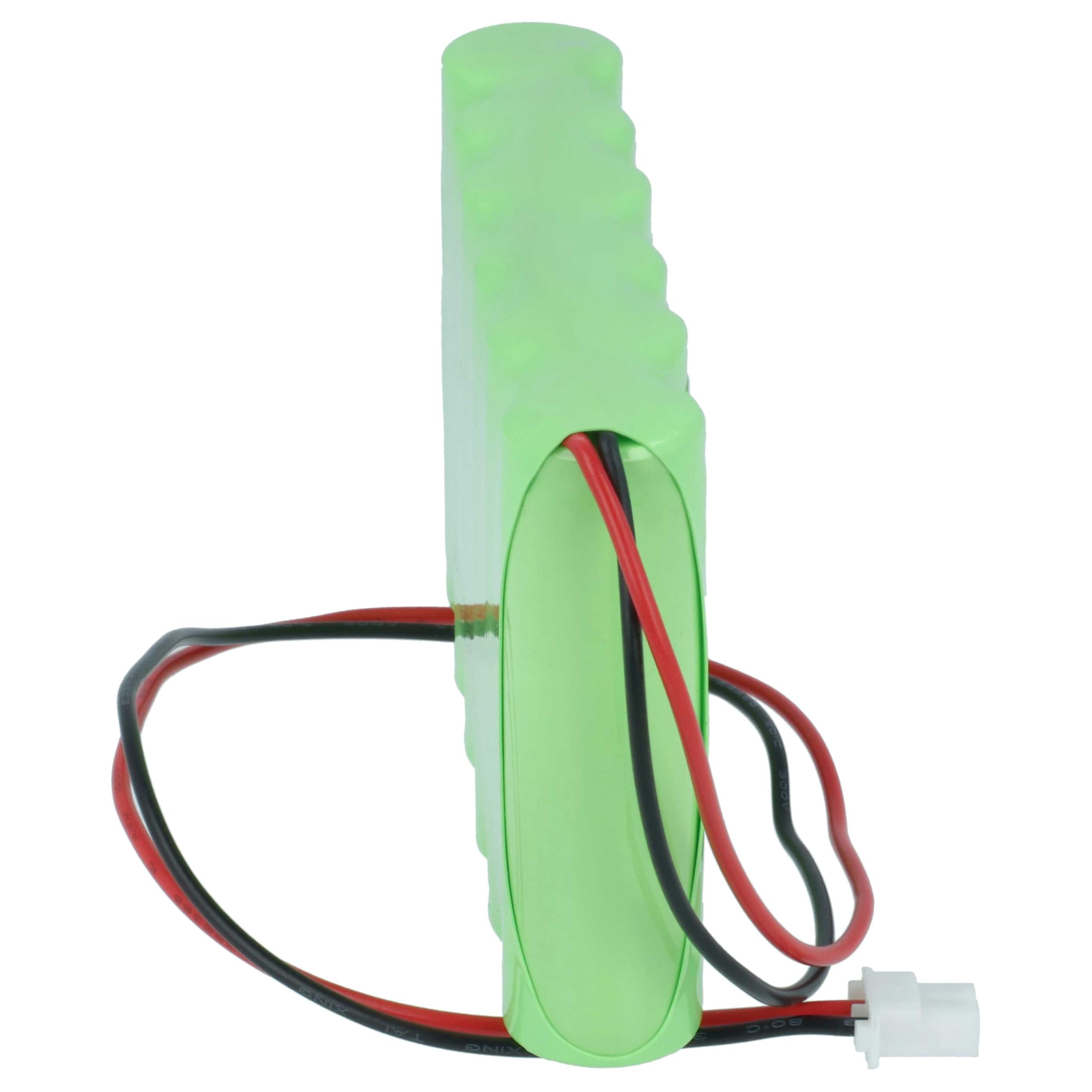 vhbw 2 x bateria kompatybilna z Visonic Central PM30, PowerMaster 30 Panel sterowania systemem alarmowym (1500 mAh, 7,2 V, NiMH)
