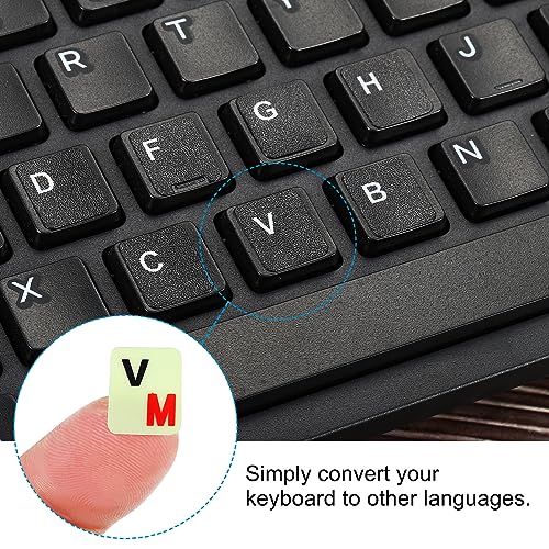 Pegatinas Luminosas para Teclado Rojo 2 Unidades miniatura 4