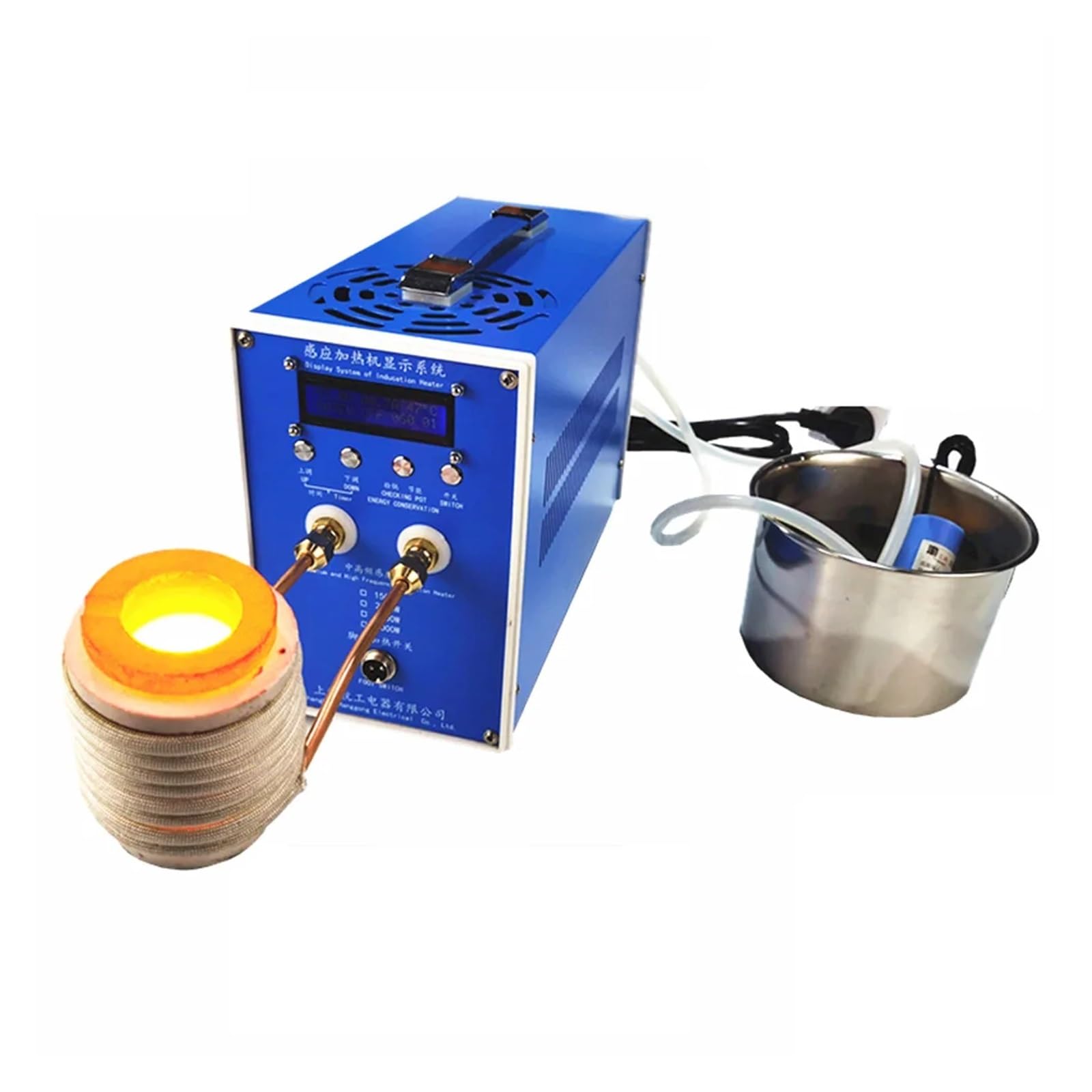 Xzxxzsz 3Kw Induction Heater, Melting Furnace Machine, Gold Equipment High Point Metal Electromagnetic Induction Heater(3Kw)