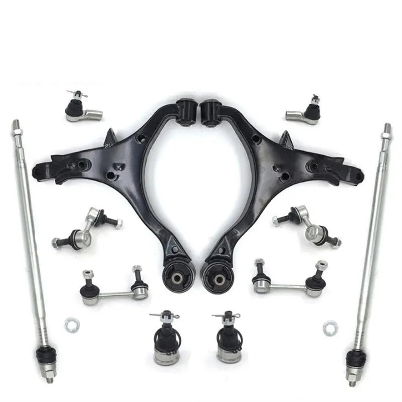 12 pezzi Giunto sferico del braccio di controllo anteriore Giunto sferico interno esterno compatibile con CR-V 2002 2003 2004 2005 2006 2WD