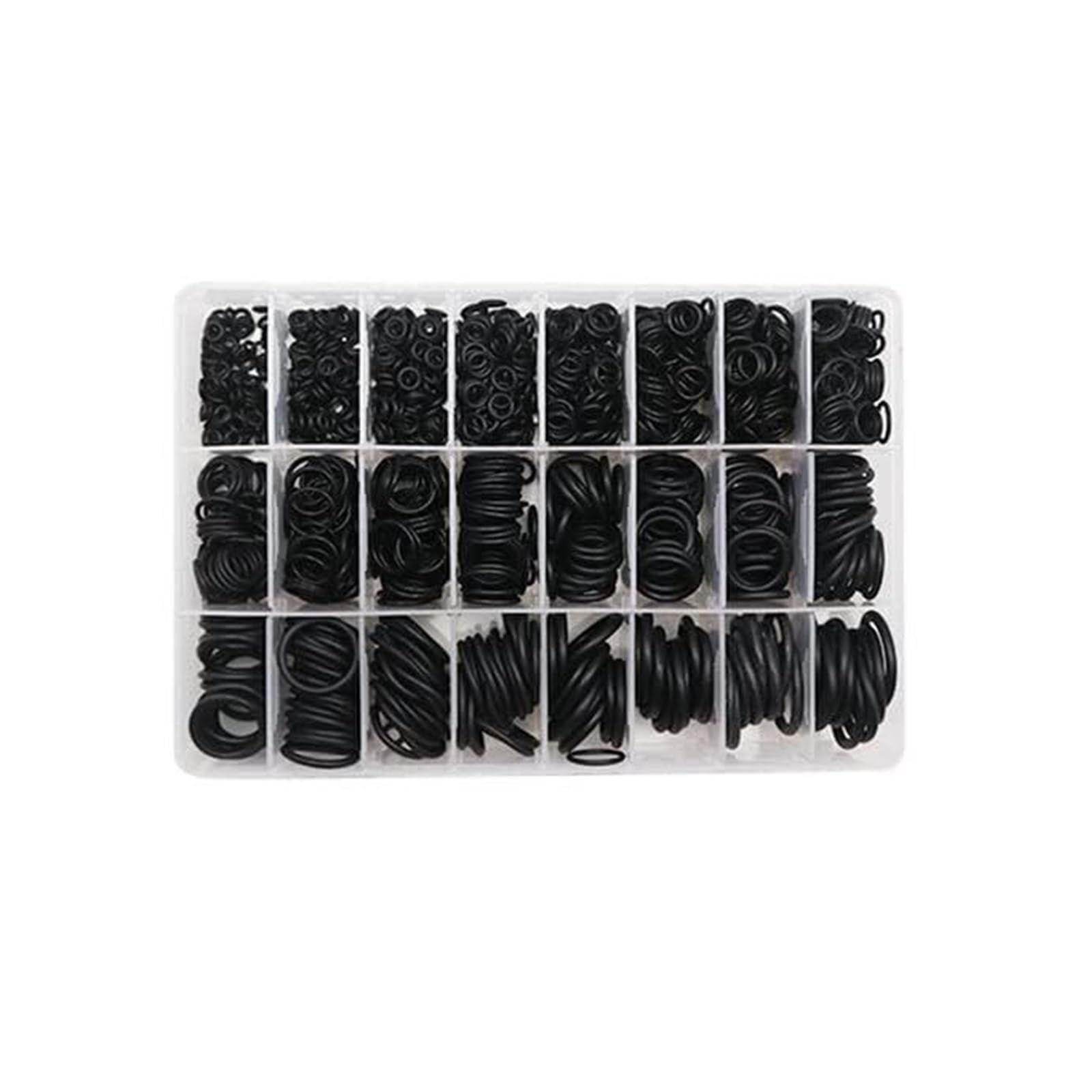 O-ring uszczelka zestaw gumowych pierścieni uszczelniających grubość 1/1.5mm guma nitrylowa NBR O-ring pierścień uszczelniający wodoodporny zestaw gumowy O-ring zestaw(1200pcs)