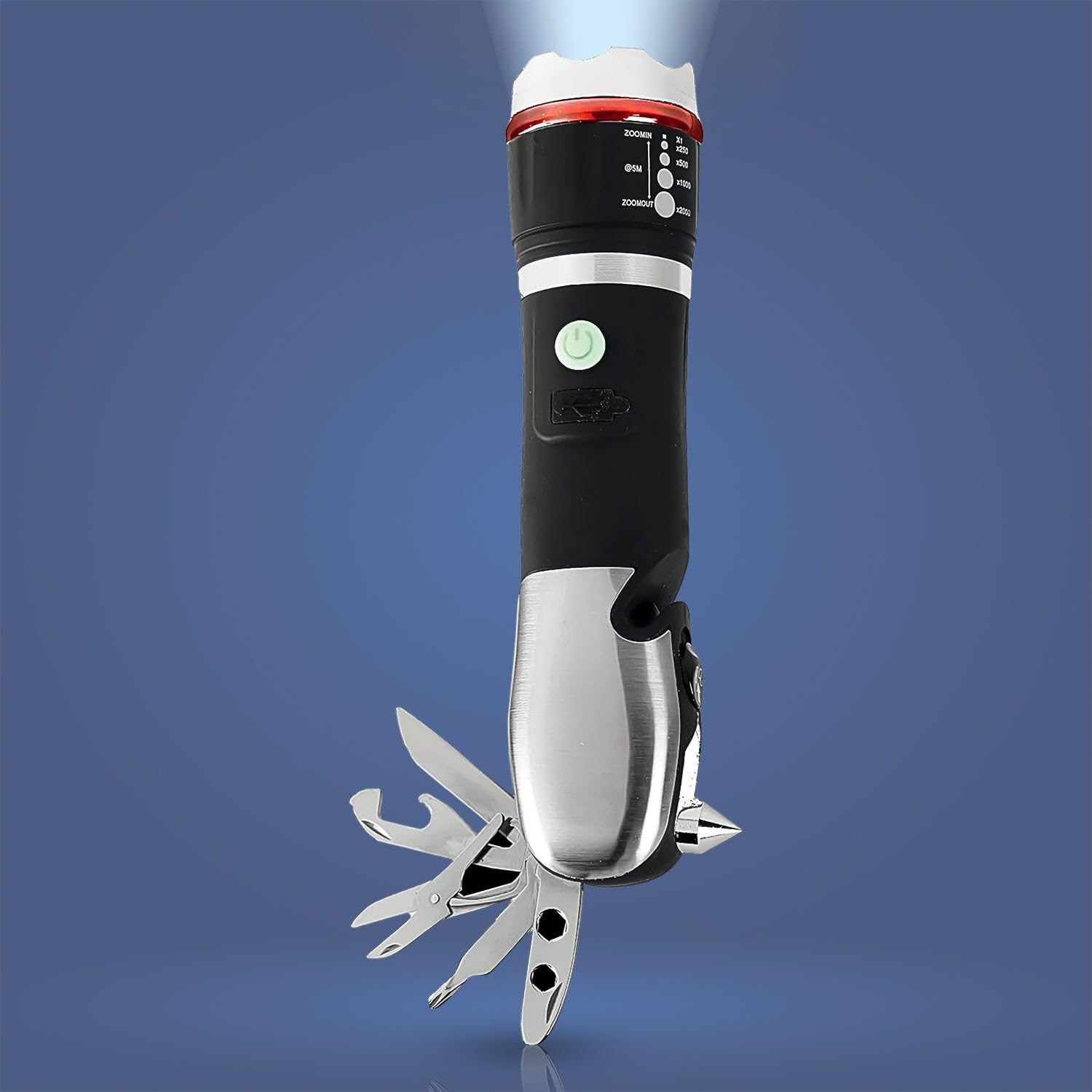 Multi Tool Led Flashlight, All in One Tool Light (1 Pc)-image-12