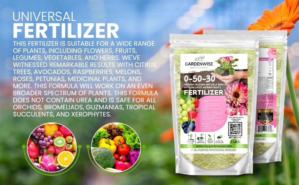 Miniatura 7 de 0-50-30 Universal Premium Bud and Bloom Booster Aumenta la floración y el rendimiento, para uso en suelo e hidroponía, combustible de flores súper