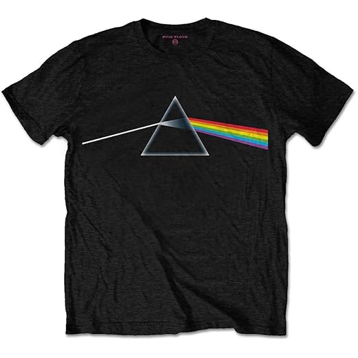 Pink Floyd T Shirt Dark Side of The Moon Album Cover Nue offiziell Herren