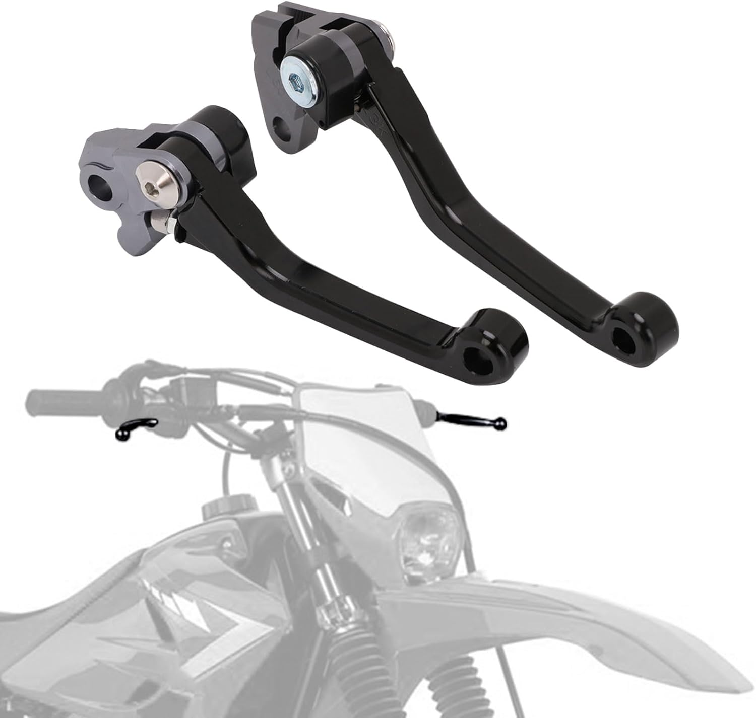 Motorcycle Brake Clutch Lever Pivot Levers Set Adjustable CNC for TTR230 TTR 230 2005-2024 YZ80 YZ85 2001-2014 Dirt Pit Bike Blue
