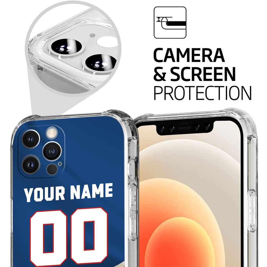 For IPhone 14 13 12 11 Pro Max Plus Case, Unique Personalized Fine Grain Silicone Phone Comfortable Soft Inner Lining Non Slip Grip Protector Cover Orange