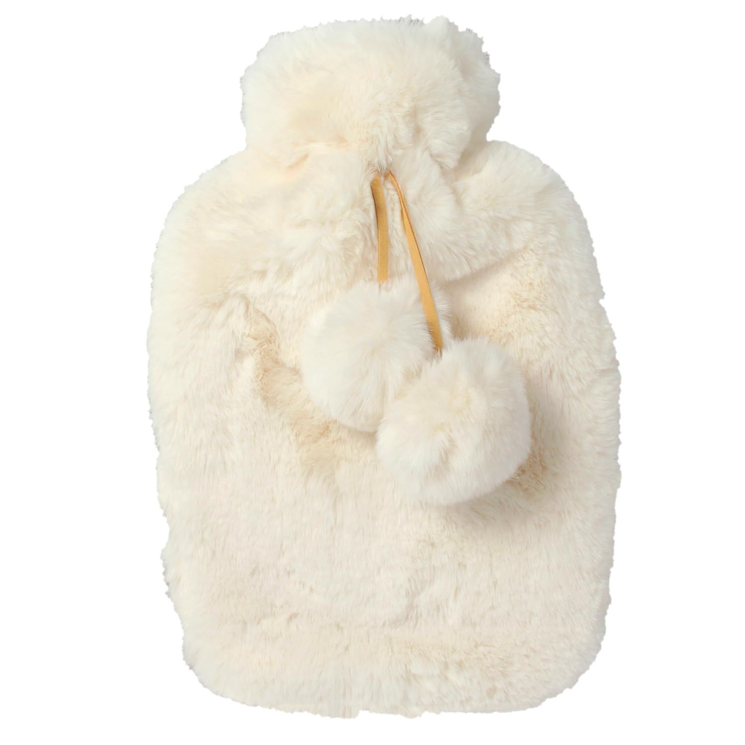 Bouillotte fausse fourrure blanche iCoon pour vos soirées cocooning