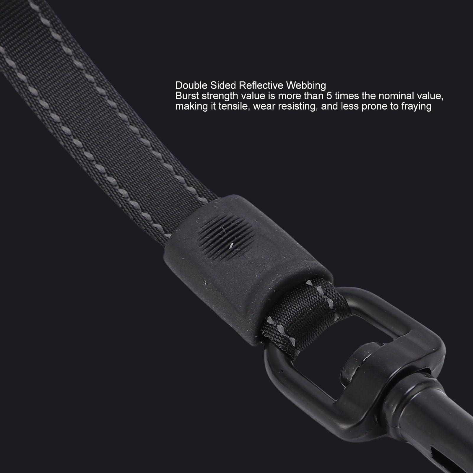 Bewinner Laisse Rétractable Automatique pour Chien, Prise Souple avec Lumière LED, Sangle Réfléchissante, Corde en Nylon de 16,4 Pieds pour Grands Chiens de Moins de 110 LB, Poignée Ergonomique de