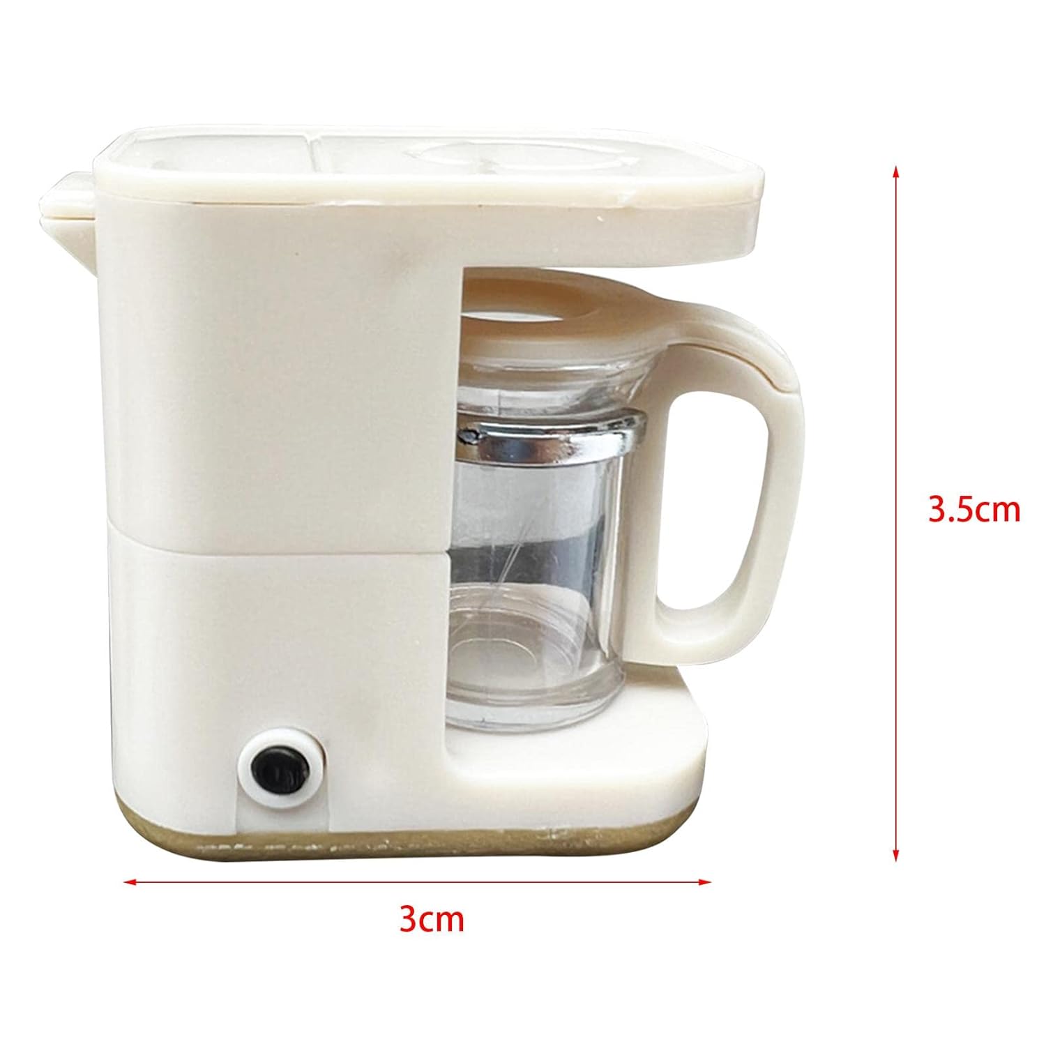 ATORSE 1/12 Dollhouse Kitchen Appliance Kids Play Toys Gifts Beige Coffee Maker 8 61XVcB u9QL. SL1500