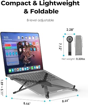 teknosepetim Dizüstü Bilgisayar Macbook Stand Magsafe İle Uyumlu Telefon Standı Manyetik Tripot 4in1 Portatif Kılıflı Alüminyum Portatif Bilgisayar Telefon Tablet İle Uyumlu Stand
