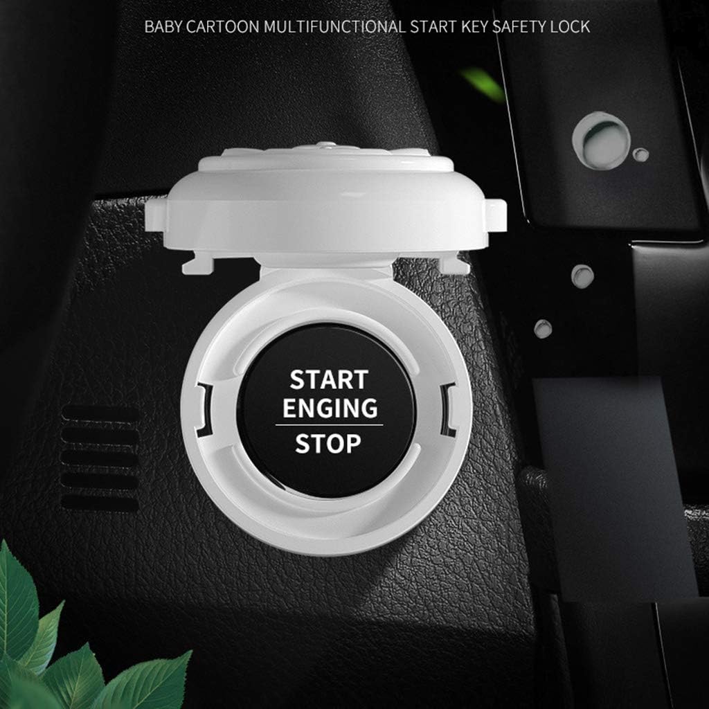 Button Security Lock Car Washing Machine Computer Key Start Protection Cover Baby Safety Prevent Pressing Device