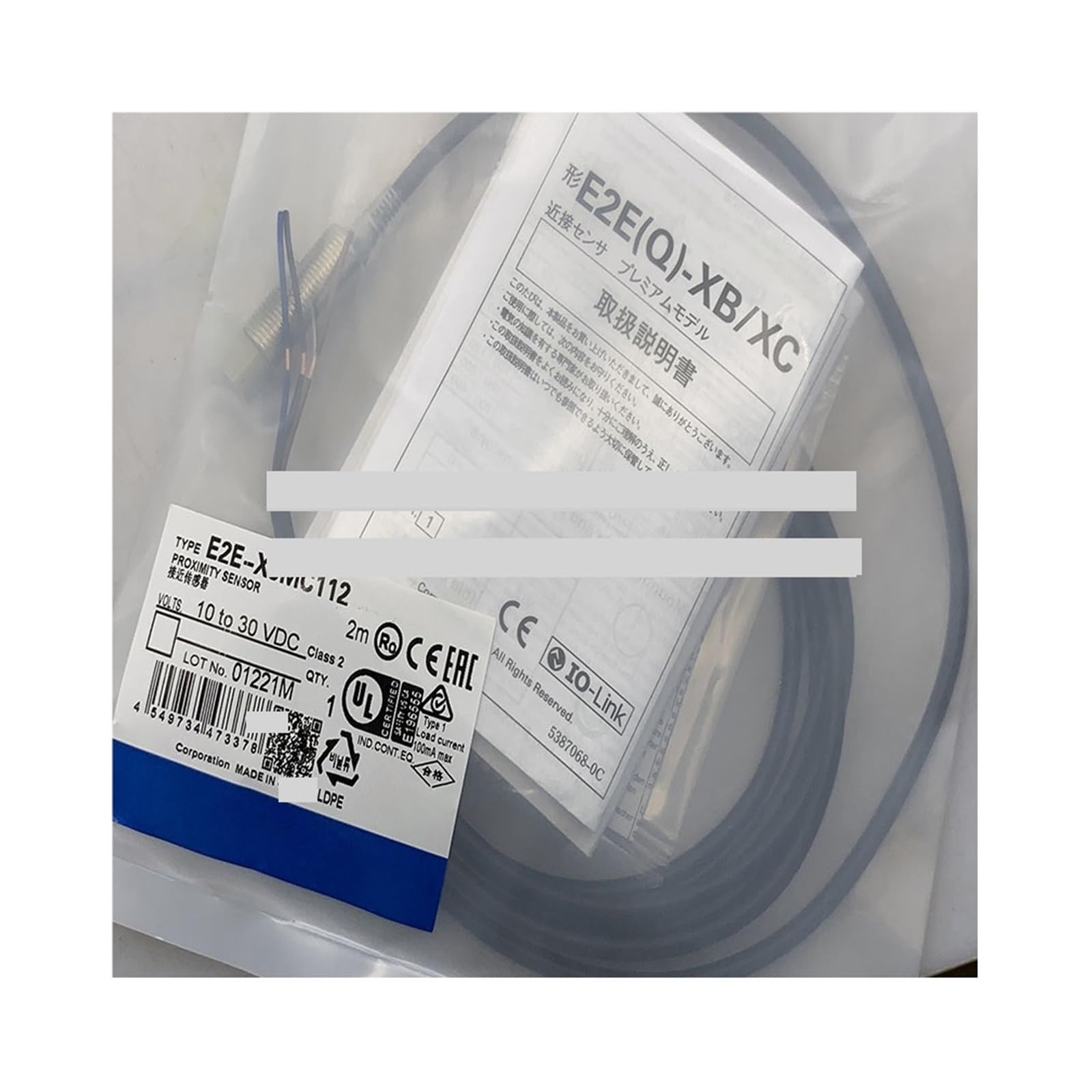 Capteur E2E-X5MC112-M1 proximity switch sensor trois fils pour machine industrielle - 5