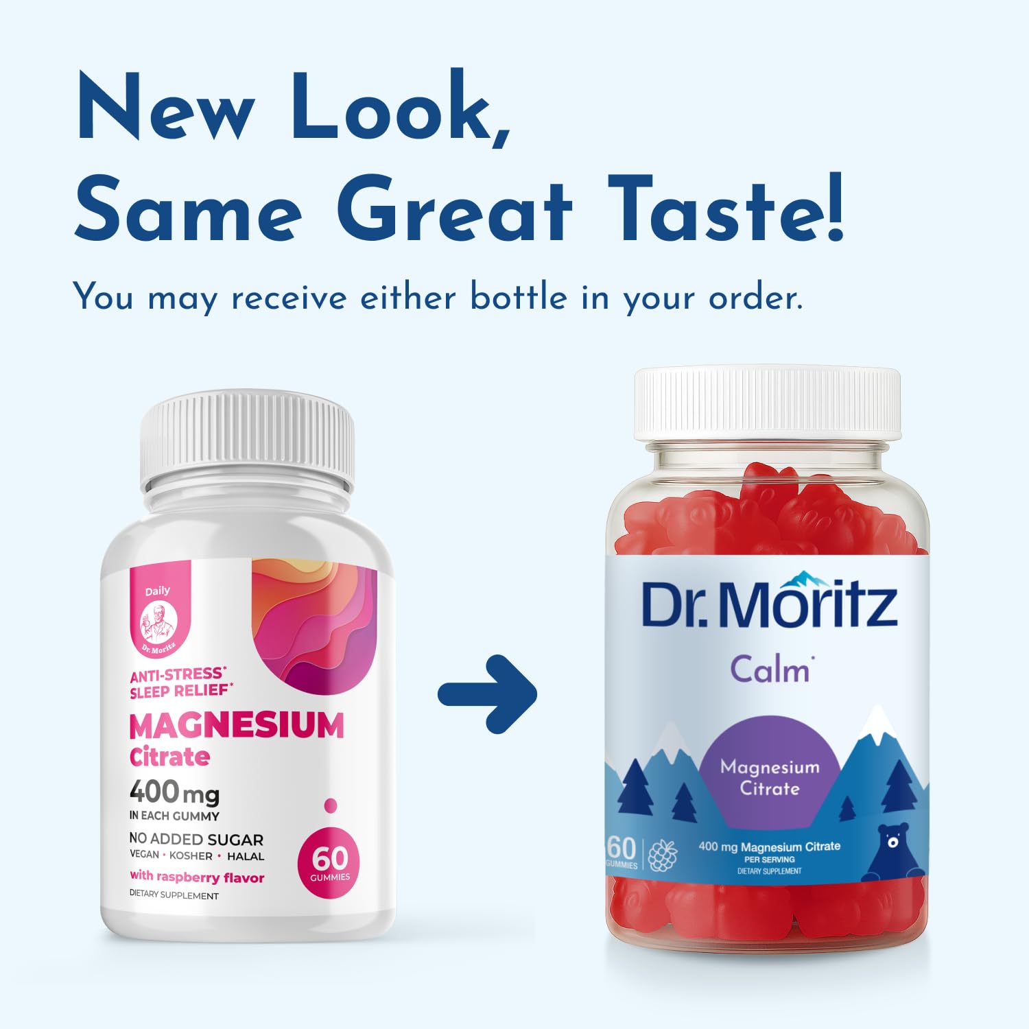 DR. MORITZ Magnesium Citrate Gummies 400 MG Per Serving - 60 Vegan Gummies - Promotes Healthy Relaxation, Muscle, Bone, & Energy Support - Raspberry Flavor, Non-GMO, Gluten Free, Pectin Based — Amazon image 7