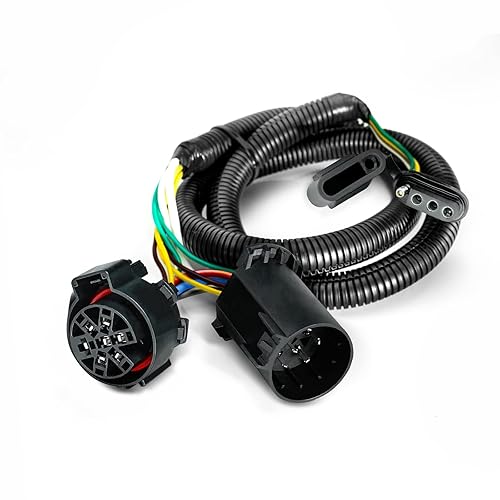 OPT7 Easy Connect USCAR - Arnés de 7 pines a 4 pines, adaptador de conector de cableado de extensión de remolque de 4 pies para camiones,