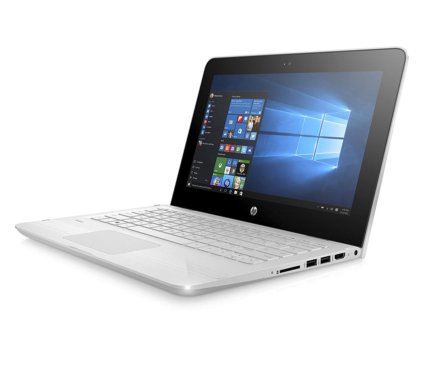 HP Stream x360 11-aa001ne 2-in-1 Laptop - Intel Celeron N3060, 11.6-Inch Touch, 32GB, 4GB, Eng-Arb-KB, Windows 10, White : Amazon.ae: Computers