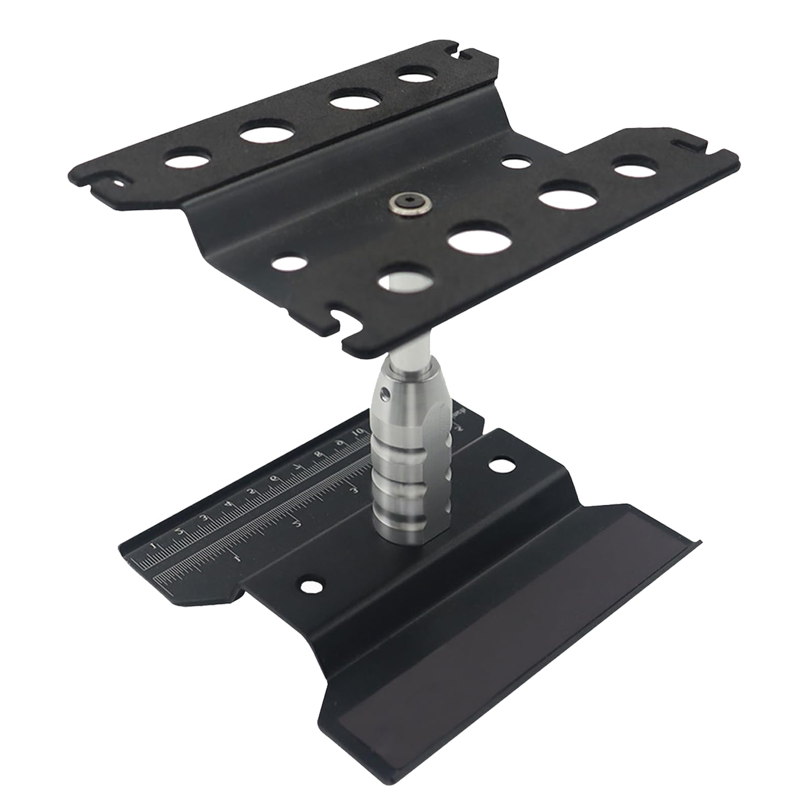 RC Car Stand RC Repair Stand 360 Degree Rotation Lift or Lower for Traxxas Arrma Redcat Axial RC4WD HSP Losi 1/8 1/10 1/12 1/16 Scale RC Crawler Car Truck Buggies (Black)