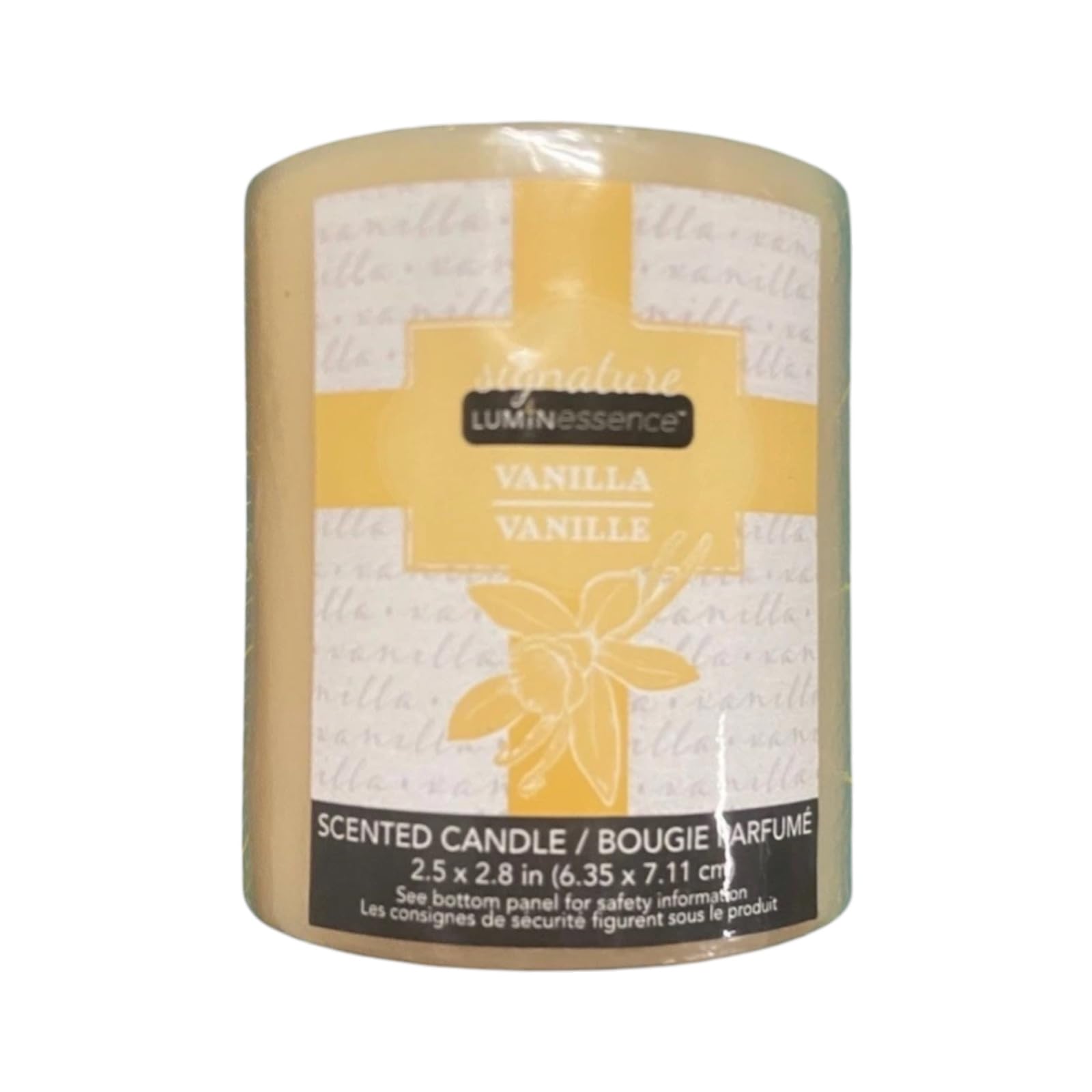 Amazon.com: Luminessence Vanilla Pillar Candles, 2½
