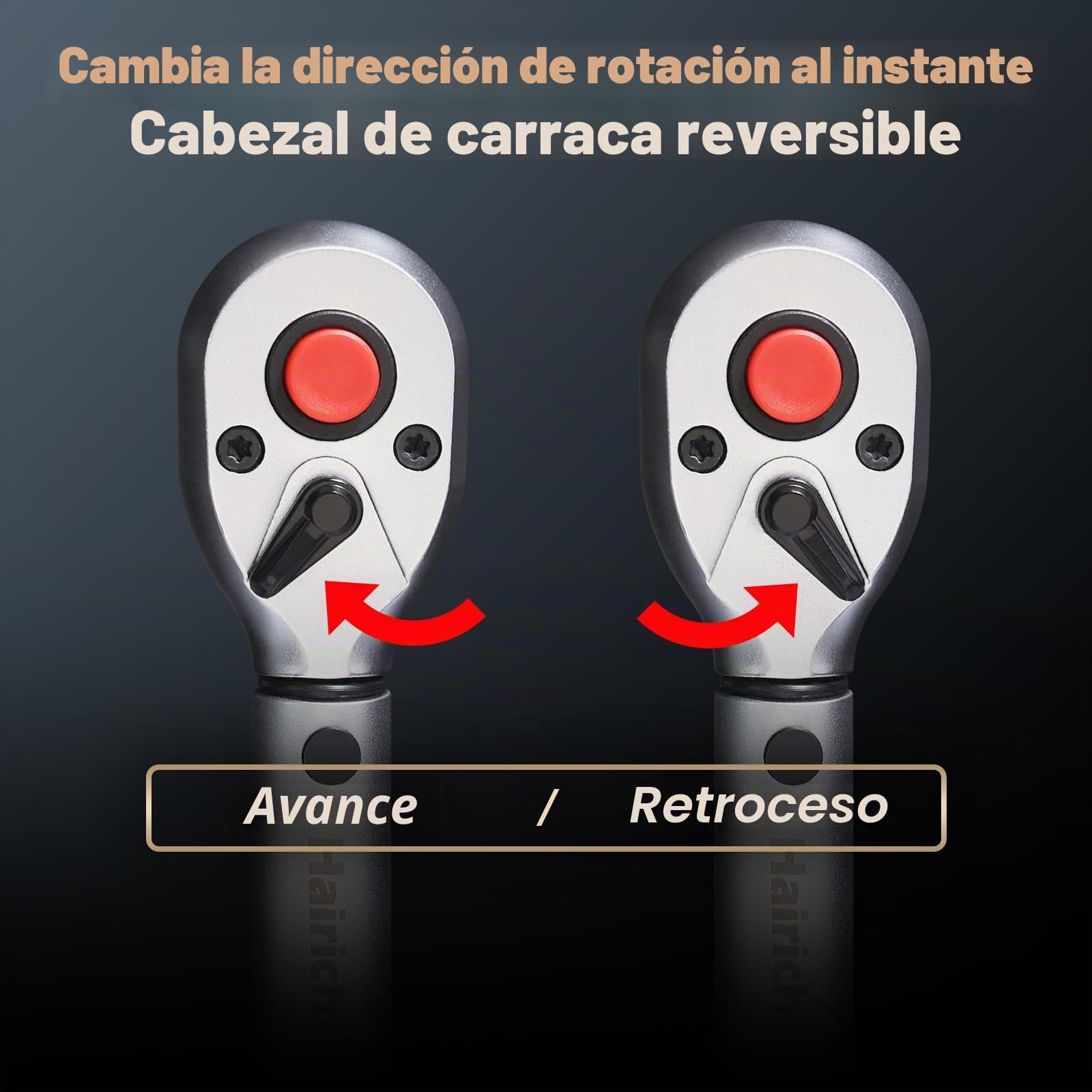 Hairich Llave dinamométrica de 3/8 pulgadas 5-60 Nm para bicicleta, motocicleta y coche – 72 dientes cabeza de carraca, juego de 3 piezas con extensión de 125 mm y adaptador de 3/8 "-1/4", perfecto