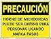 Vestil SI-C-23-B-LB-011-S Sign-Caution-23 12.5X9.5 Label/Decal.011, MICROWAVE OVEN COULD BE HARMFUL TO PERSONS WEARING PACEMAKERS, HORNO DE MICROONDAS PUEDE SER DA?INO PARA PERSONAS USANDO MARCA PASOS