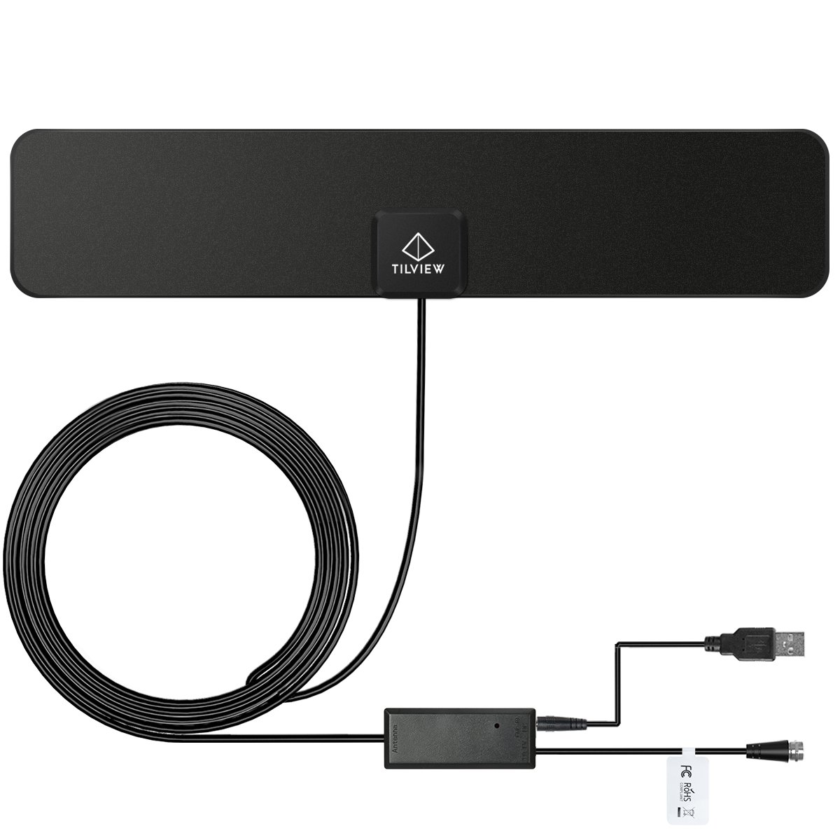 Buy TV Antenna, TILVIEW Indoor HDTV OTA Digital Antenna with Builtin