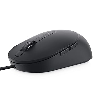 Dell MS3220-Black Laser Wired Mouse, 3200 DPI, Scrolling Wheel USB 2.0 Interface