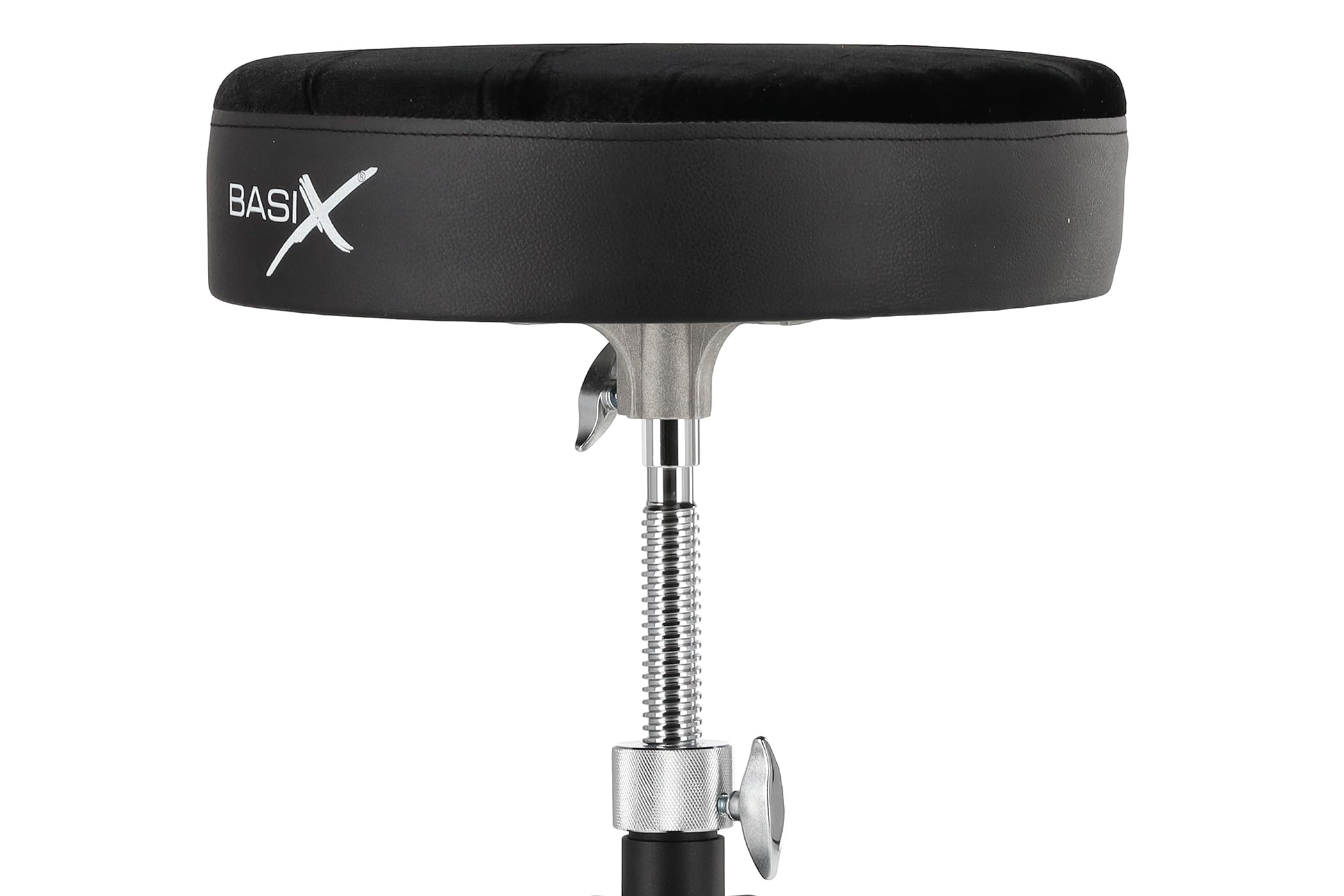 Seggiolino per batteria DT-400, tondo, altezza regolabile, doppio sostegno