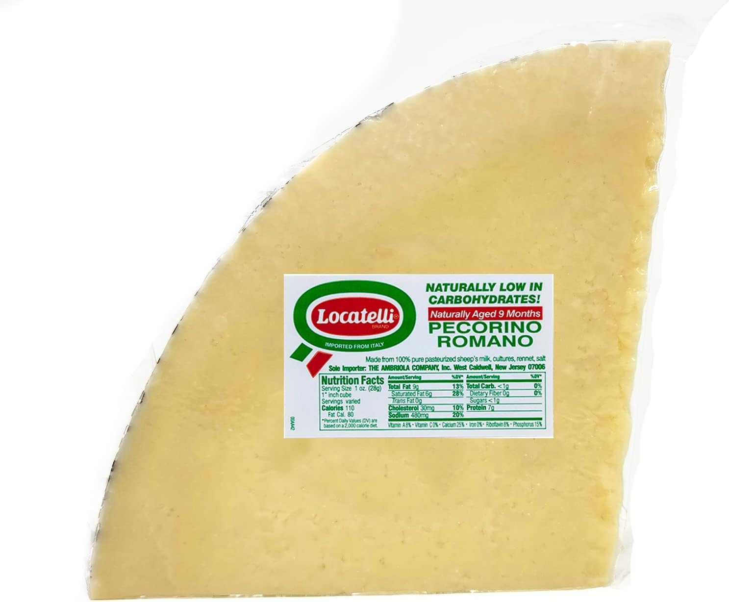 Locatelli Pecorino Romano - Italian Import (Whole 2 Pound Chunk)