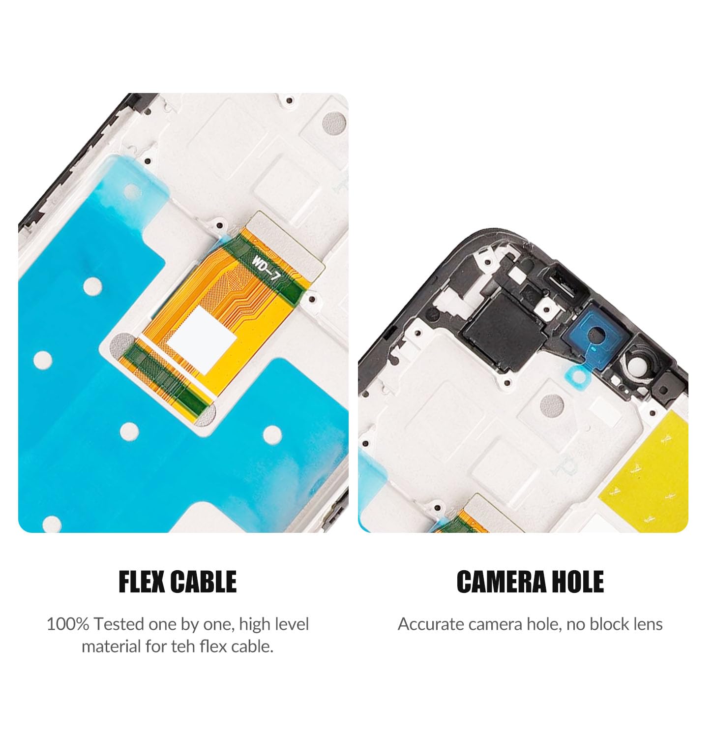 Écran de rechange pour Honor X6A | X6A Plus | X5 Plus avec cadre | WDY-LX1, WDY-LX2, WOD-LX1, WOD-LX2, WOD-LX3, LCD tactile, numériseur, avec kit de réparation