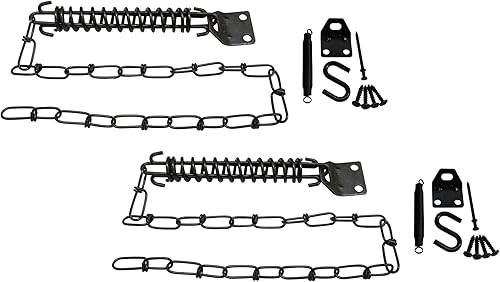 Miniatura 10 de QCAA Storm Door Crash, resistente, 4.95 x 8.5 x 1.0 pulgadas, plateado, 1 paquete, fabricado en Taiwán