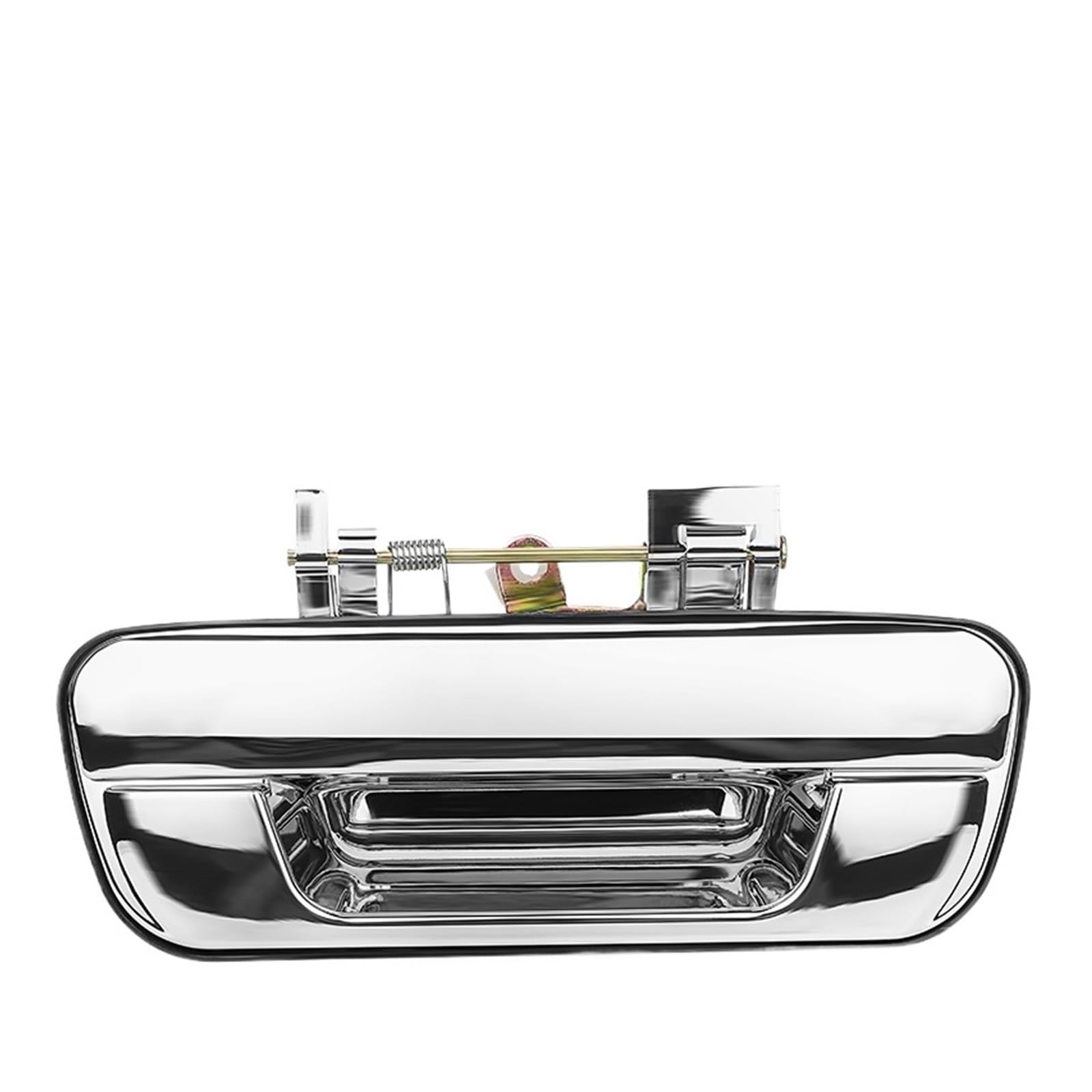 JKKKKS car Exterior Door Handle Replacement for Isuzu for DMAX for Ute 2006 2007 2008 2009 2010 2011 2012 Tailgate Handle No Keyhole car Handle Compatible(1pc Chrome)
