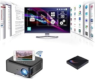 Compatible for Touyinger RD828 1080P Full HD Projector WiFi Multiscreen Projetor 1920 X 1080P Smartphone Beamer 3D Home Theater Video Cinema (Color : Add H616 4g 32g)