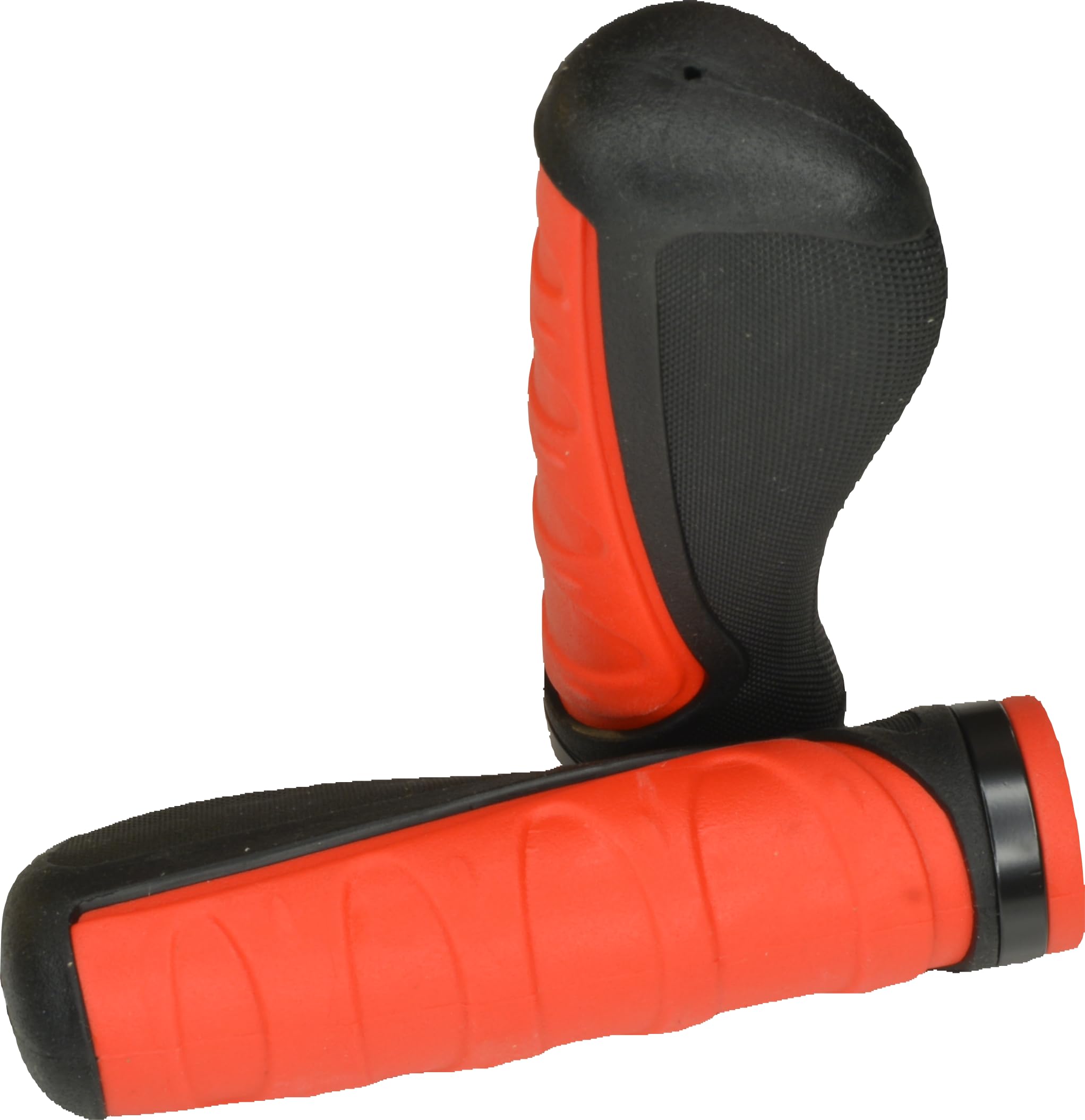 Rubber Grips for Electric Scooters, 22 mm, Compatible with Smartgyro, Youin, Urbanglide and Similar Models, Red/Black