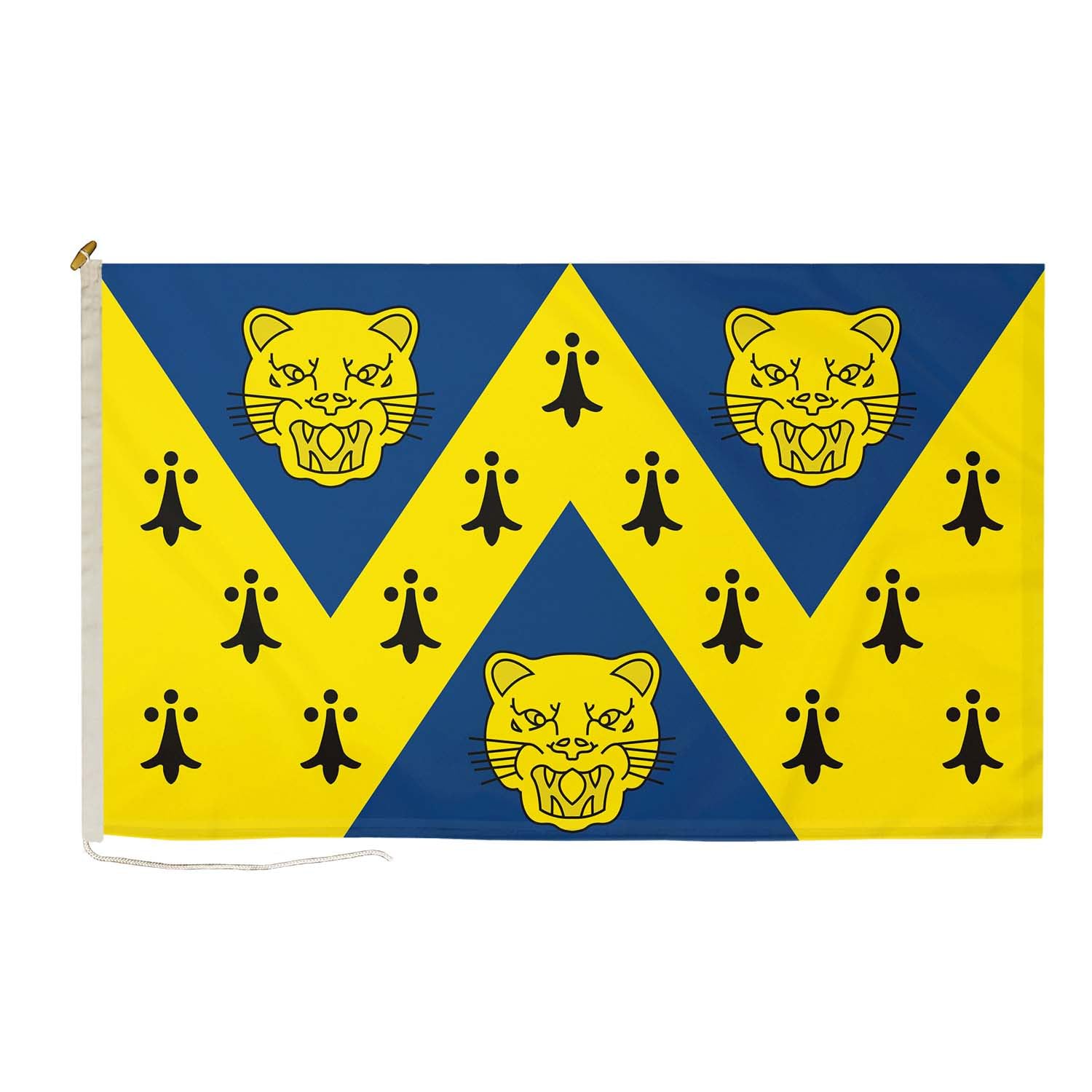 DuraFlag Shropshire New 3ft x 2ft with Rope and Toggled - Premium Quality 3x2ft (90x60cm) County Flags — image 1