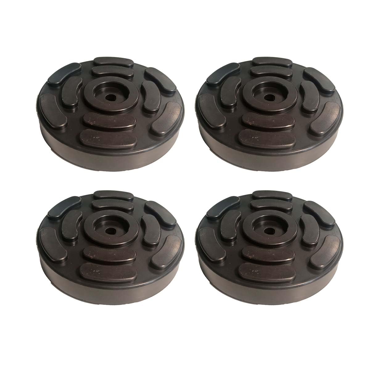 A2ZWORLD 4 Pezzi Tamponi A Cuffia in Gomma Rotondo, Diametro 140mm Spessore 27mm, Tampone Ponte Sollevatore, Compatibile con Ravaglioli Werther Omcn, Made in Italy