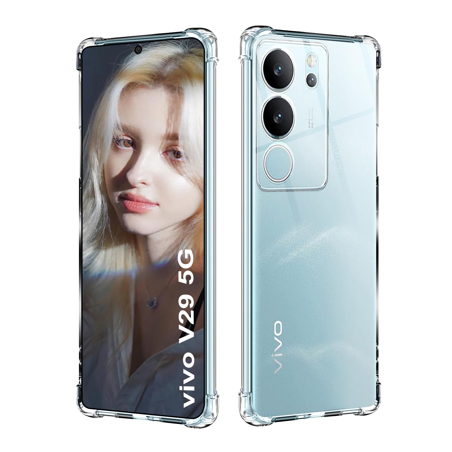 IVoler Cover Per Vivo Y29s 5G / Vivo Y04, Custodia Antiurto Anti