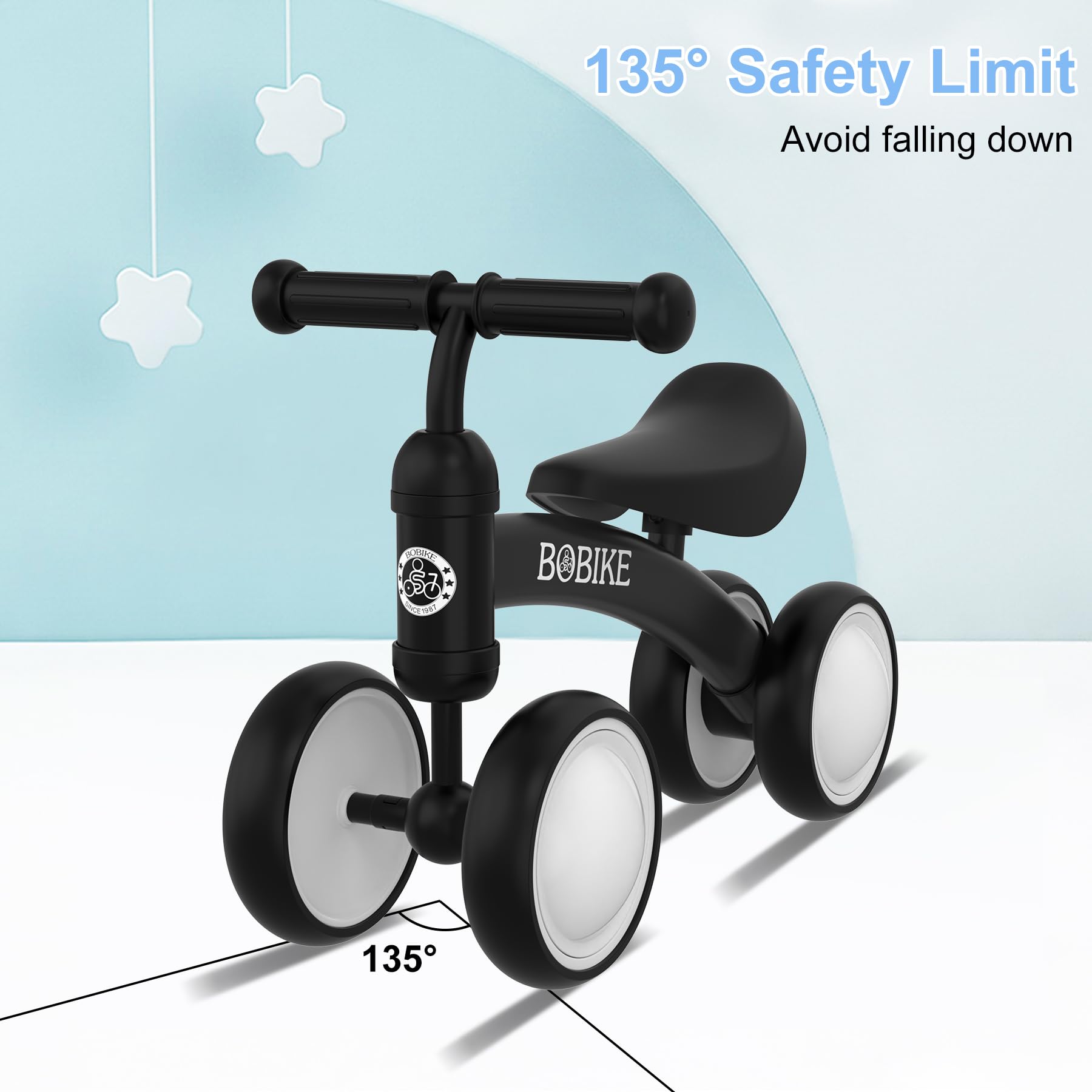 MHCYLION Bicicletta Senza Pedali per 1-2 Anni Baby Walkers regalo per ragazzi e ragazze Giocattoli Regali per Bambini Bicicletta Equilibrio Bambino