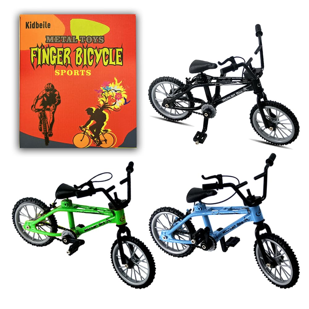 Amazon.com: BMX Finger Bikes 3-Pack 1/18 Diecast Bike Action