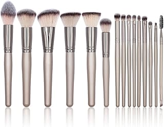 Juego de 15 brochas de maquillaje lleno de po...