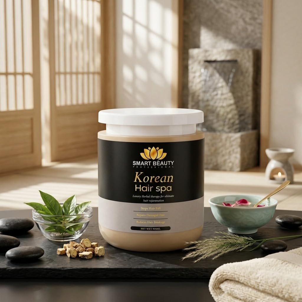 SB Professional Hair Spa Cream 900ml | Korean-Inspired Herbal Conditioning Treatment | For Softer Smoother Shinier and More Manageable Hair ( Pack Of 1 )-image-43