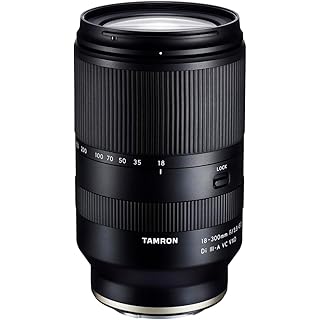 Tamron 18-300mm F/3.5-6.3 Di III-A VC VXD Lens for Sony E APS-C Mirrorless Cameras (Black)