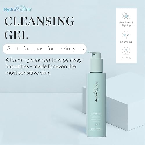 Miniatura 3 de HydroPeptide Gel limpiador tonifica el lavado facial elimina eficazmente el maquillaje la suciedad y el exceso de aceite sin irritación 676 onzas