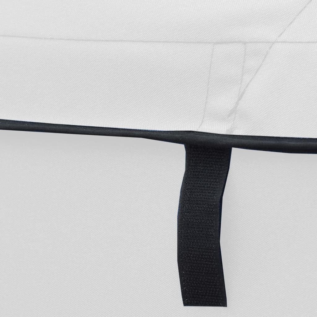 vidaXL Daszek bimini ze ściankami, 3 pałąki, 183x(170-182)x137 cm, daszek do łodzi, bimini do łodzi, daszek bimini, daszek do łódki