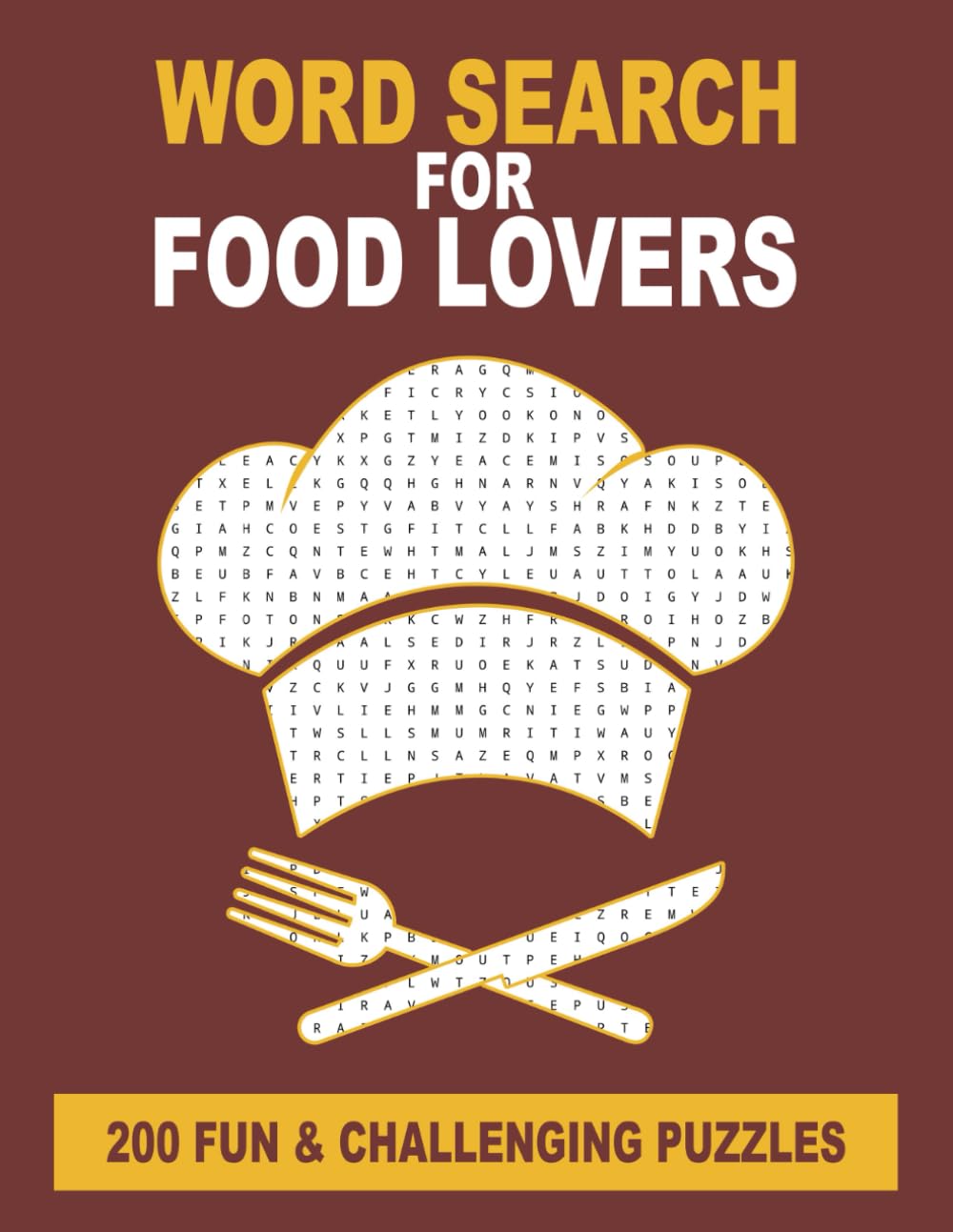 Word search for food lovers: 200 fun and challenging puzzles (WordSearch Compendia)