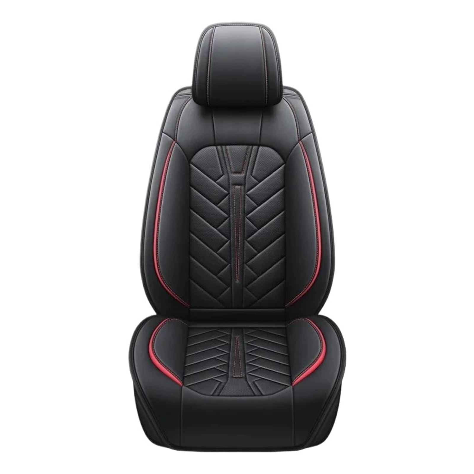 Funda Asiento Coche para Isuzu D-MAX Mu Mu7 Mu-X N para Rodeo para Trooper TF Pickup Cojín Asiento(Negro Rojo)