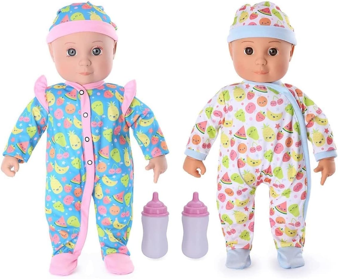 KOOKAMUNGA KIDS 18 Inch Baby Doll Twins Baby Dolls for 2