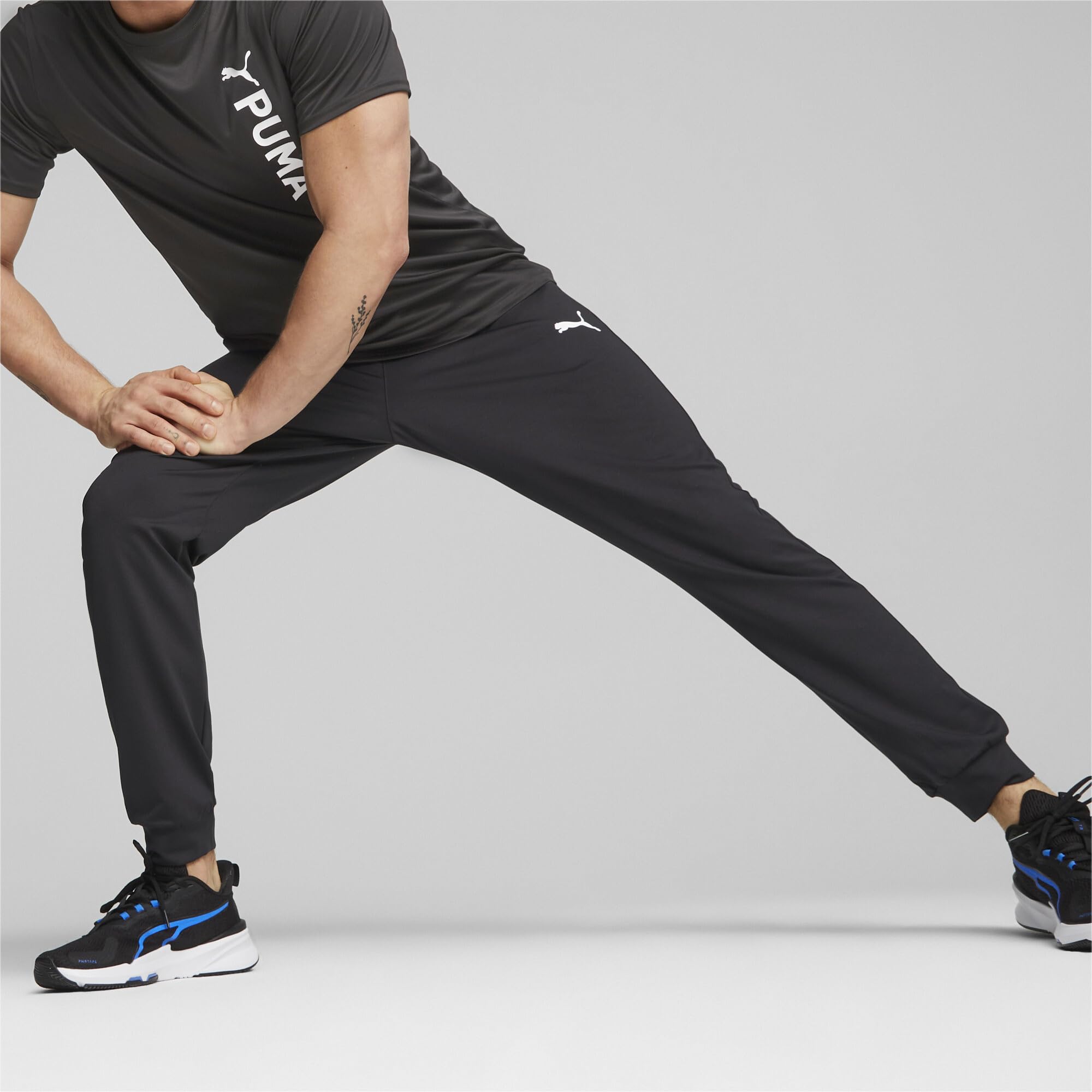 Puma Puma Fit Taped Polyspan Jogger - Pantalones de Punto Hombre