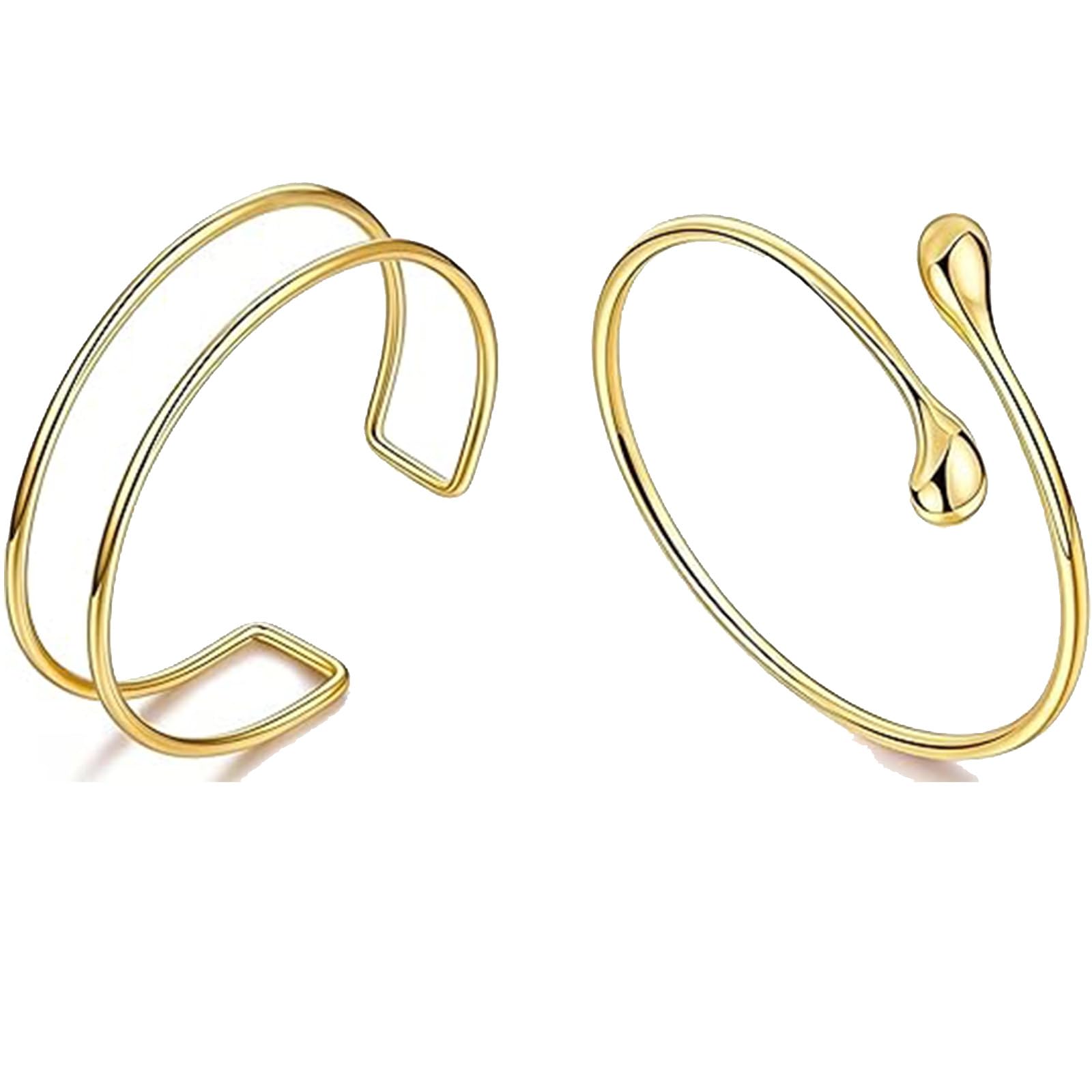 2 Pcs Arm Cuff Jewellery for Women, Arm Cuff, Boho-Chic Armlet for Special Occasions-image-10