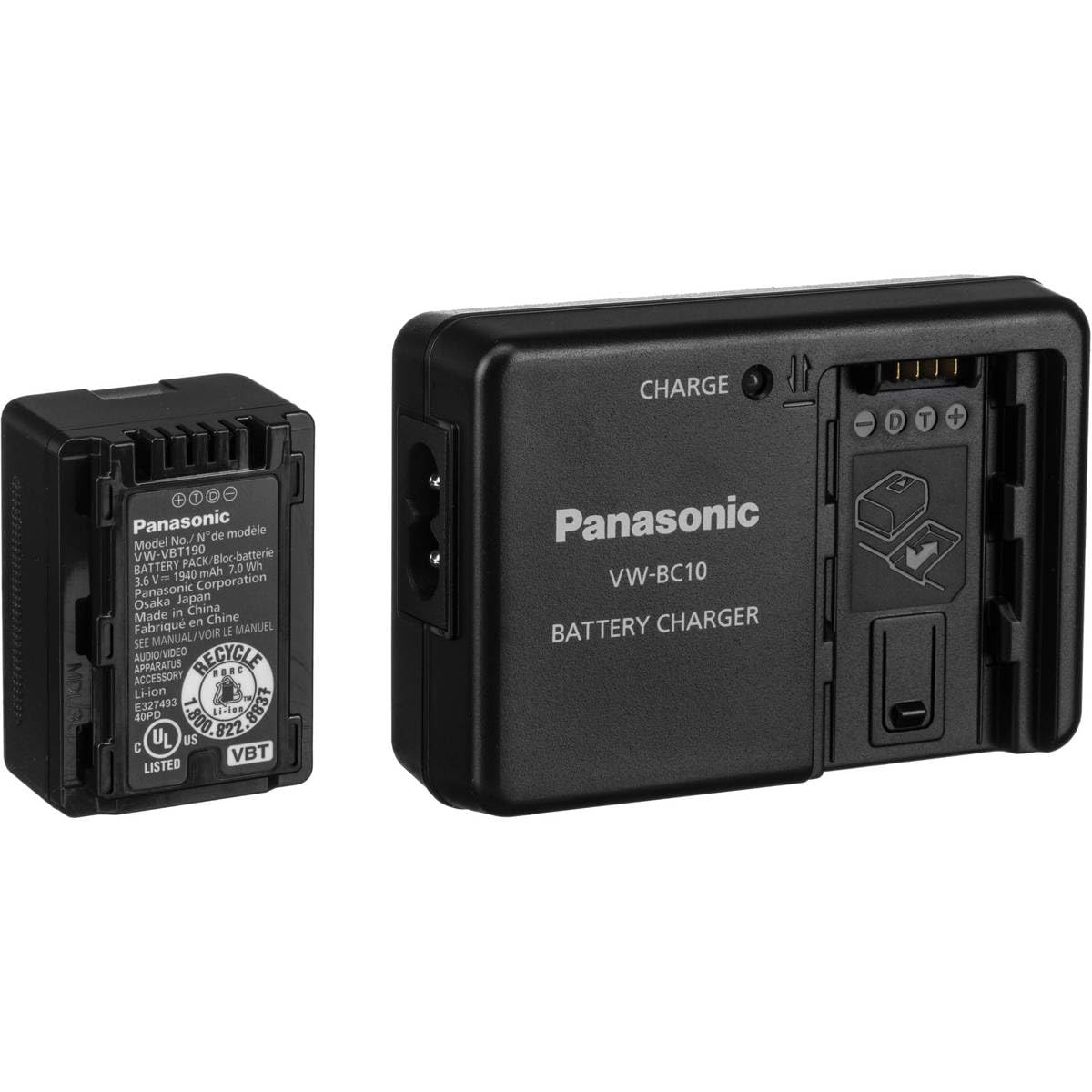 Amazon.com : Panasonic Power Pack for Consumer Camcorder, Black