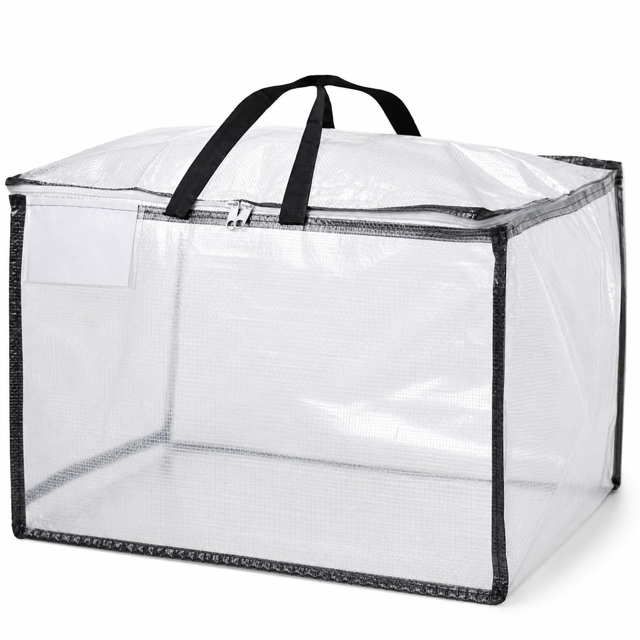 sackmaker Moving & Storage Bags – CLEAR - 100L - PREMIUM Grade, Reusable Zippered Tote for Moving House, Clothes Storage, Camping, Attic & More – Industrial Strength Laundry & Utility Bag (20)