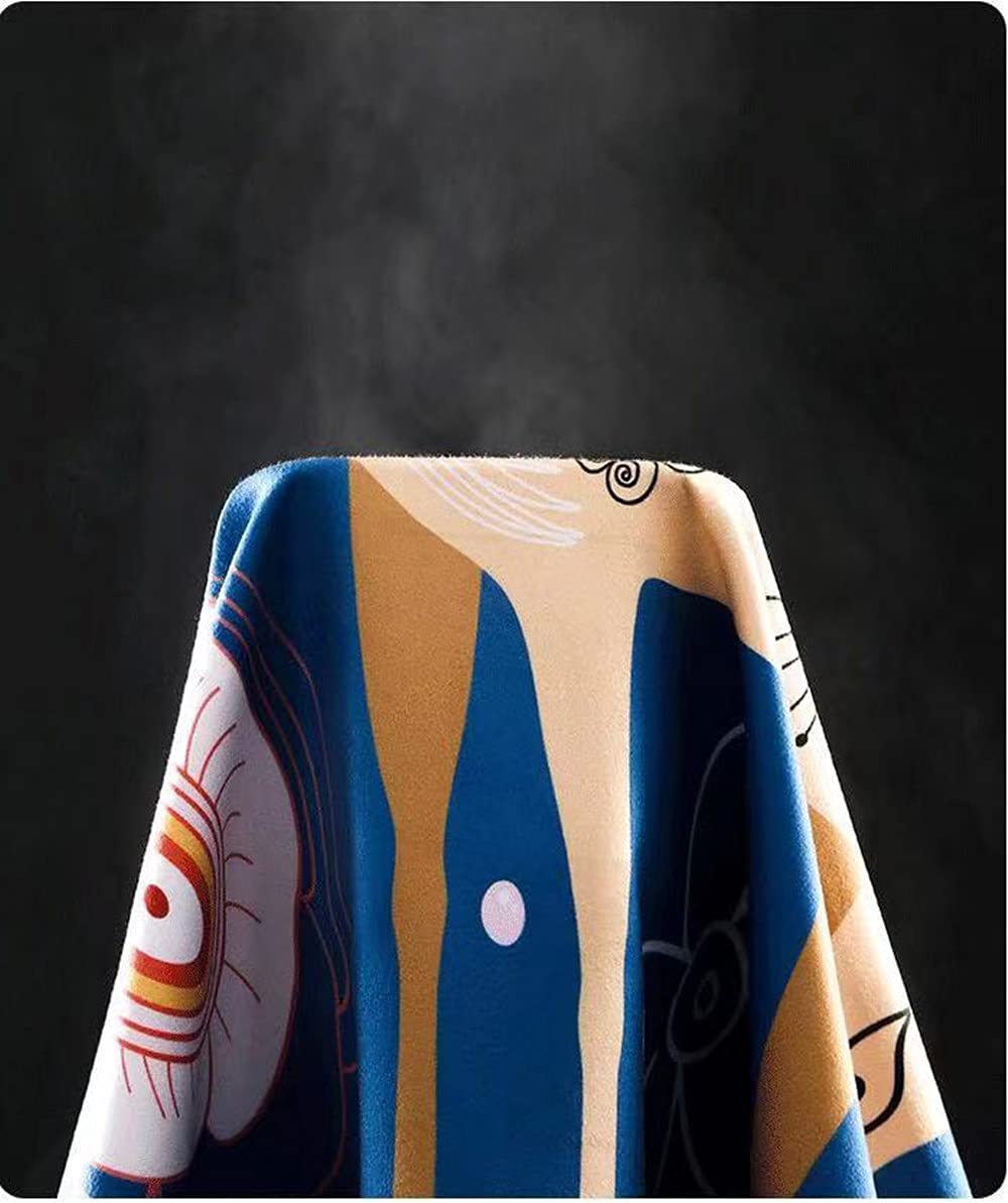 Serviettes Poncho Enfant Fille Adulte Femme Licorne Arc-en-Ciel Motif Robe Surf Poncho Capuchon Poncho De Bain Long Natation Microfibre Serviettes De Plage Peignoir